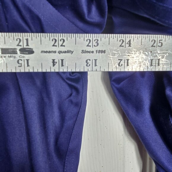 Donald J Trump Button Up Dress Shirt 16.5 French Cuff Blue White Long Sleeve - Picture 8 of 10